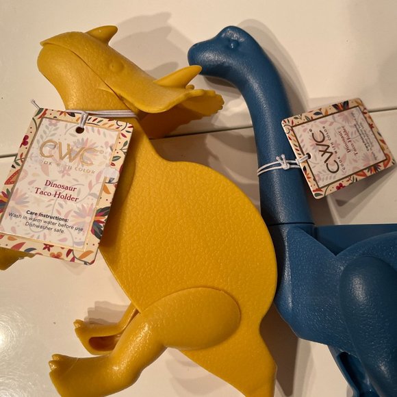 Taco Holders!  Dinosaur Taco Holders! So cute!  Set of TWO - ‎ NEW - Picture 1 of 15